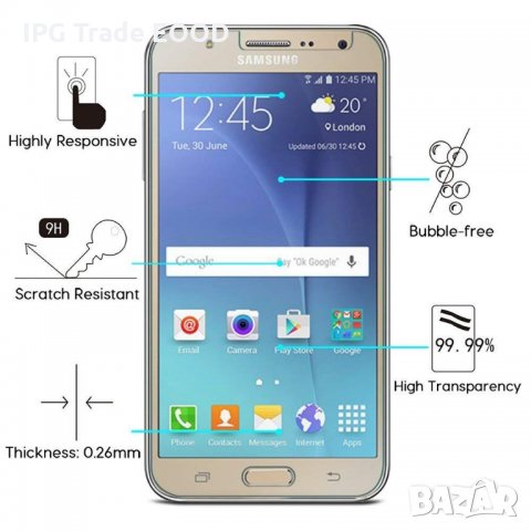 Samsung Galaxy J7 2015 стъклен протектор, снимка 4 - Фолия, протектори - 23815843