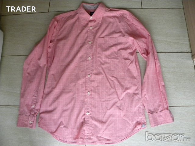 Мъжка риза дълъг ръкав GAP , 100% памук, снимка 13 - Ризи - 18195828