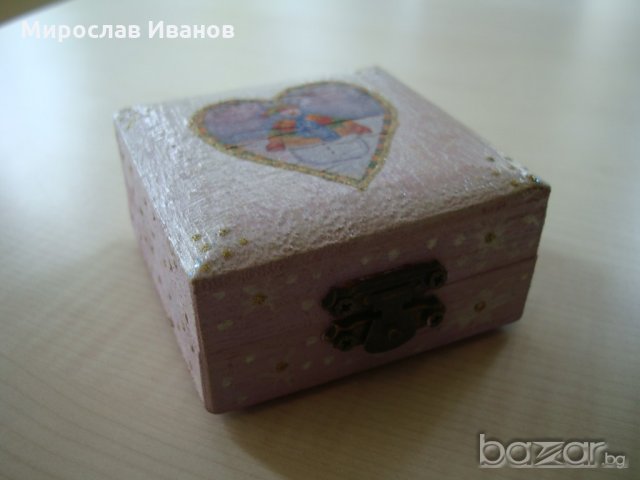 дървена кутийка от Италия, снимка 1