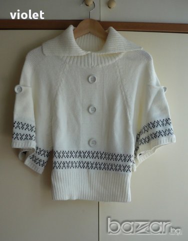Елегантен дамски пуловер с реглан ръкав, снимка 1 - Блузи с дълъг ръкав и пуловери - 11149270