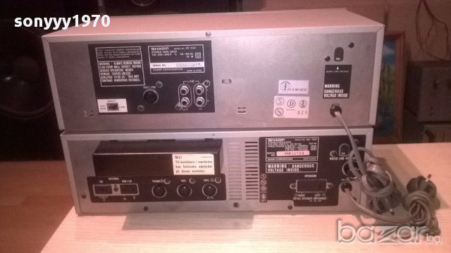 Sharp receiver+sharp deck-made in japan-внос швеицария, снимка 18 - Ресийвъри, усилватели, смесителни пултове - 16320569