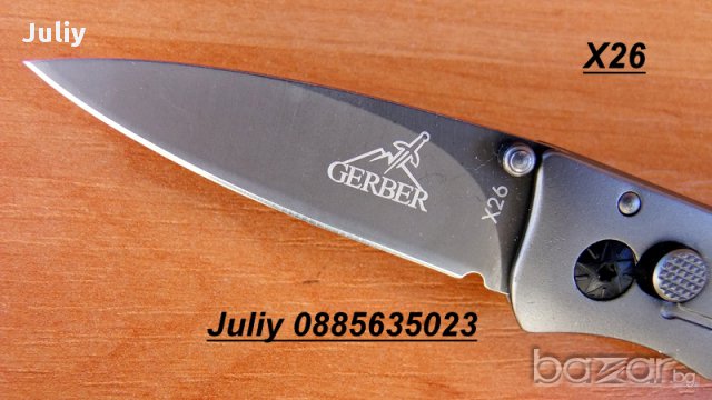 Сгъваем нож  Gerber X26 / Gerber X29 / Gerber 342 / Gerber  X18, снимка 11 - Ножове - 12044396