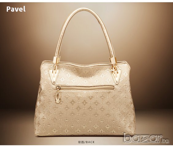 Елегантни Дамска Чанти Сет Кожен Комплект, снимка 6 - Чанти - 17065041