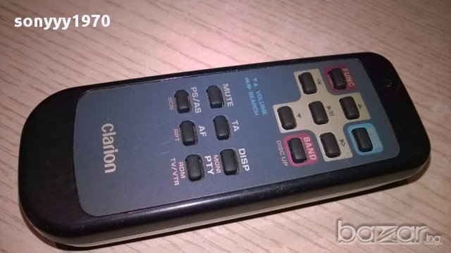 Clarion remote-внос швеицария, снимка 4 - Ресийвъри, усилватели, смесителни пултове - 17573637