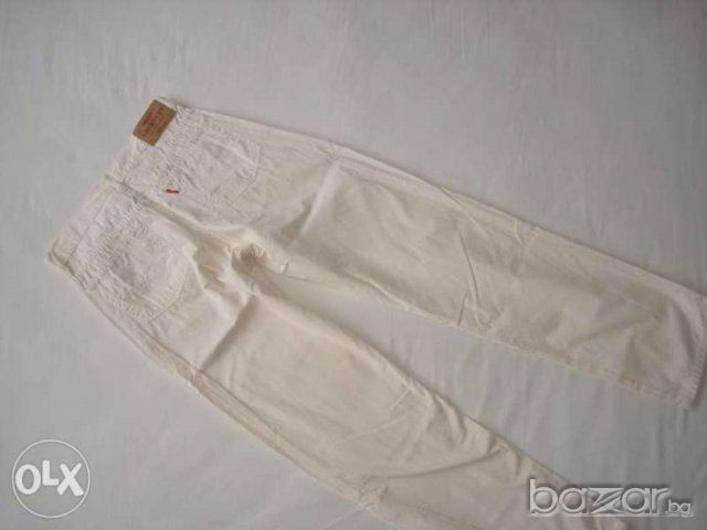 Марков мъжки бял панталон, 32  , снимка 5 - Панталони - 16371792