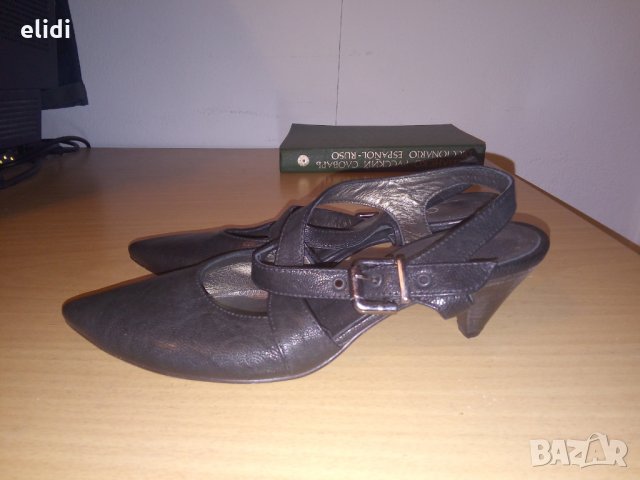 № 38.5 CYPRES естествена кожа Made in Italy, снимка 1 - Дамски обувки на ток - 25944886