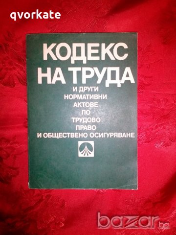 Кодекс на труда - Ванюша Вичева Ангушева