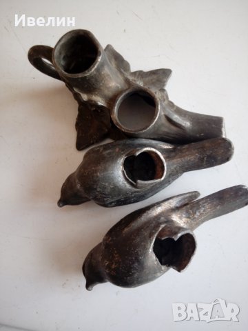 стара солница арт деко-врабчета, снимка 4 - Антикварни и старинни предмети - 22977626