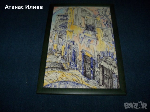 "Улица Фантазия" картина на худ. Десислава Илиева, снимка 7 - Картини - 22847264