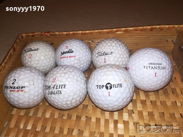 топки за голф-7бр-внос англия, снимка 4 - Голф - 20096370