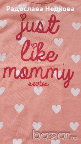 Туника Сърчица - 104 и 110 см, снимка 2 - Детски Блузи и туники - 20844160