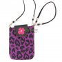 Цветна дамска чантичка - портмоне с тигрова шарка, изработена от изкуствена кожа