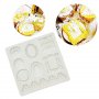 Микс Мини рамки силиконов молд форма за украса торта с фондан