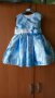 Официална детска рокля в синьо с болеро, снимка 2