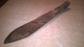 стар нож-антика-40х7см-метален с дървена дръжка, снимка 3