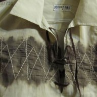 мъжка риза JohnF.Gee, USA, американска, каубой, размер, L, снимка 2 - Ризи - 11480020