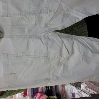 Продавам бял мъжки спортен панталон , снимка 1 - Панталони - 24837077