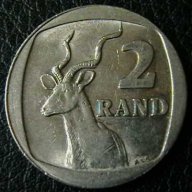 2 ранда 1989, Република Южна Африка, снимка 1 - Нумизматика и бонистика - 9871008