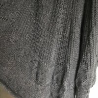Топла плетена жилетка/наметка, снимка 6 - Жилетки - 19289794