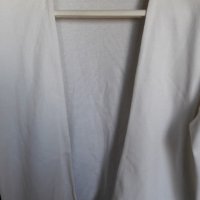 Бяла лятна жилетка без копчета със завързване S-М, снимка 2 - Жилетки - 18640235