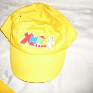 Жълти дънки и шапка с козирка, снимка 3 - Детски панталони и дънки - 18291149