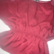 Ефирна блуза с дантела, снимка 1 - Туники - 17392389