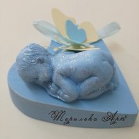 Красиви подаръци за гости с бебе и пеперуда, снимка 2 - Подаръци за кръщене - 20767444