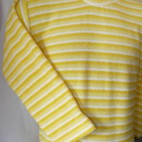 Ватирана блузка на райе, снимка 1 - Бебешки блузки - 19105631