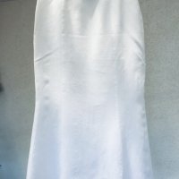 Бяла дълга ленена пола REVANCHE IN FASHION , снимка 3 - Поли - 25798097