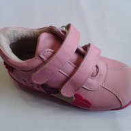 Боти от естествена кожа розови за момичета с бродерия, снимка 2 - Детски маратонки - 12752395