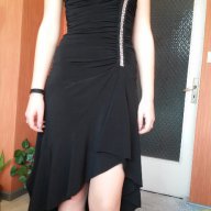 Стилна черна дълга дамска рокля, снимка 3 - Рокли - 16685863