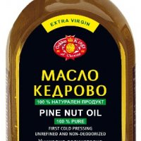 -10% Кедрово Масло Pine nut oil EXTRA VIRGIN Нерафинирано студено пресовано масло от сибирски кедър