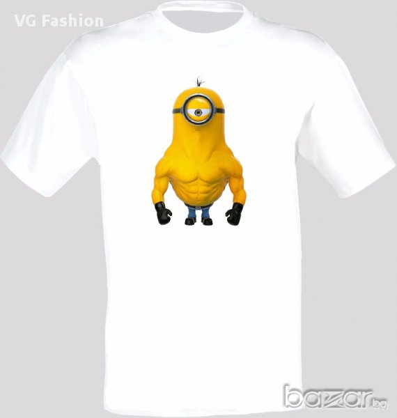 Миньон Minion Fitness Muscles Funny Тениска Мъжка/Дамска S до 2XL, снимка 1
