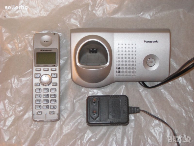 Стационарен телефон с безжична слушалка панасоник, снимка 1