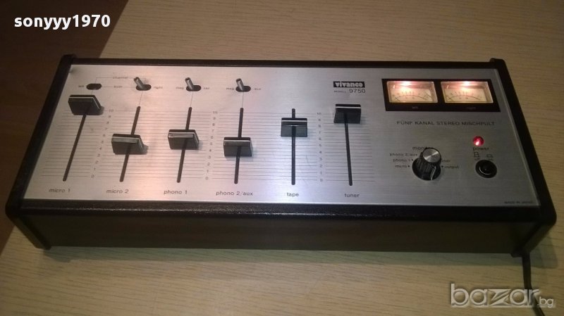 Vivanco 9750-mixer-музикантски мишпулт-внос швеицария, снимка 1