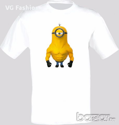 Миньон Minion Fitness Muscles Funny Тениска Мъжка/Дамска S до 2XL, снимка 1