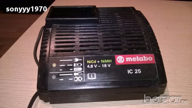 Metabo ic-25/100watt-charger-внос швеицария
