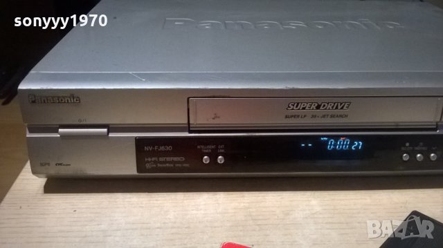 panasonic nv-fj630 hifi stereo video, снимка 11 - Плейъри, домашно кино, прожектори - 23377765
