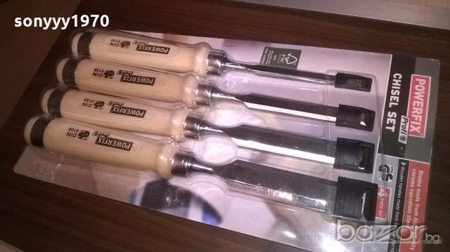 powerfix-хром ванадиеви длета 4бр-немски и висококачествени