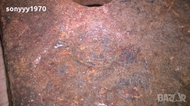 ПОРЪЧАНА-немска ретро брадва/сатър/томахавка-40х23см-внос швеицария, снимка 10 - Колекции - 22002136