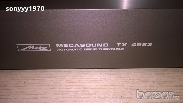metz mecasound tx 4983 turnable-внос швеицария, снимка 9 - Ресийвъри, усилватели, смесителни пултове - 18534033