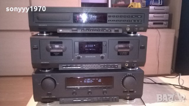 philips receiver+philips deck+philips cd-като нови уреди-swiss, снимка 2 - Ресийвъри, усилватели, смесителни пултове - 24630375