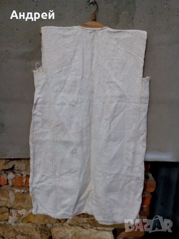 Старинна ленена дреха,риза,кошуля, снимка 4 - Антикварни и старинни предмети - 24254476