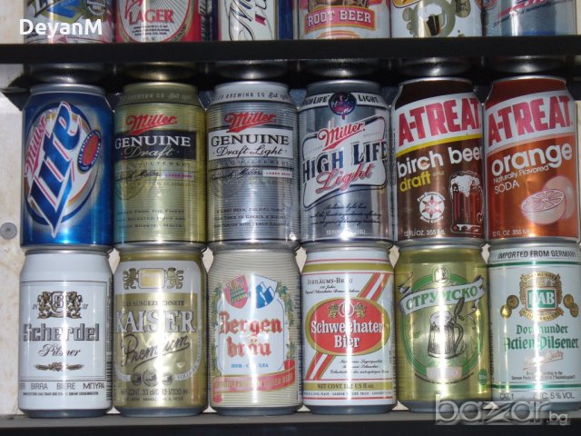1300+ броя колекционерски кенчета (бира, сода, енергийни), снимка 5 - Колекции - 20292459
