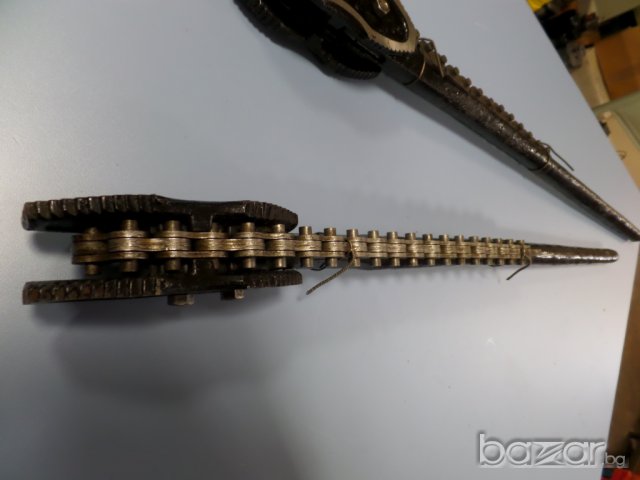 верижен тръбен ключ, снимка 10 - Ключове - 7918473