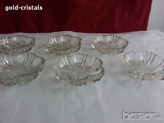 стъклени чинийки , снимка 3 - Антикварни и старинни предмети - 19592109