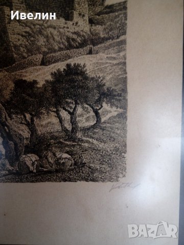 стара картина-графика, снимка 3 - Картини - 21821386