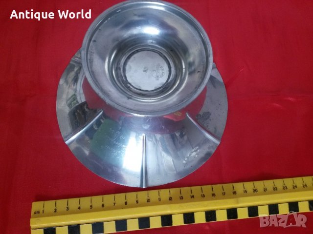 Стара АРТ ДЕКО Купа, Фруктиера, Бонбониера 1934 г., снимка 5 - Антикварни и старинни предмети - 21711905