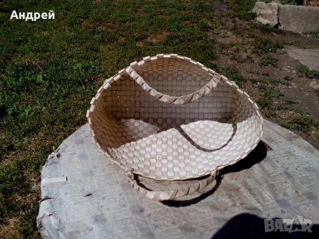 Стара плетена чанта #2, снимка 3 - Антикварни и старинни предмети - 22709226