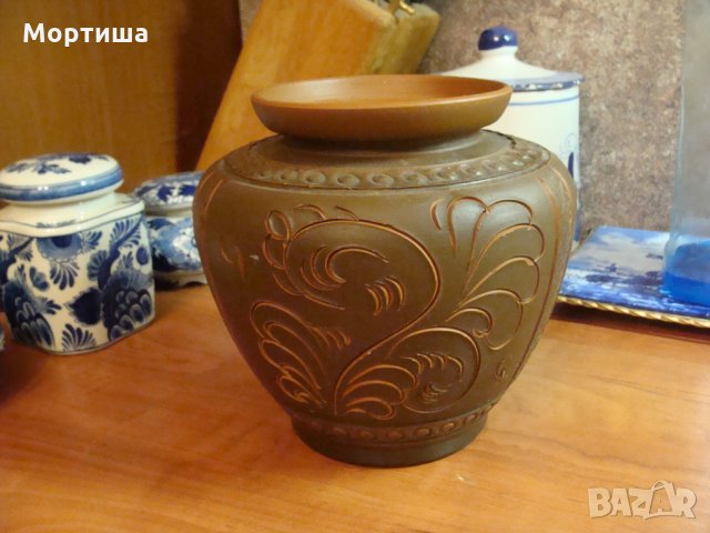 Прекрасна ръчно изработена керамична ваза